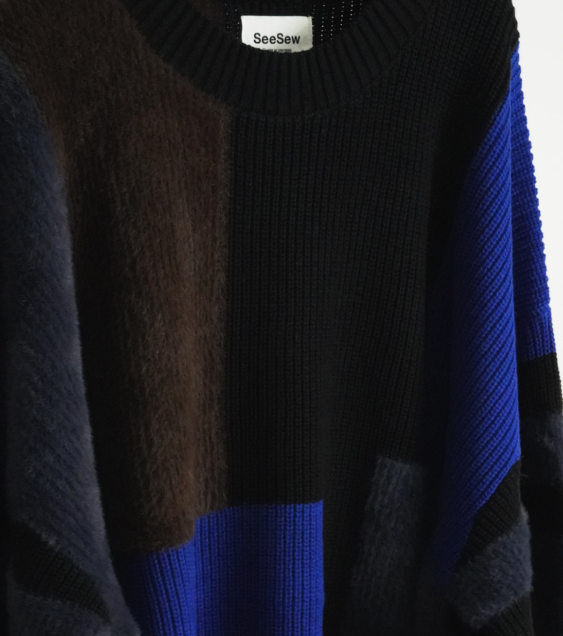 【25AW先行予約】MIXYARN PATCHWORK KNIT