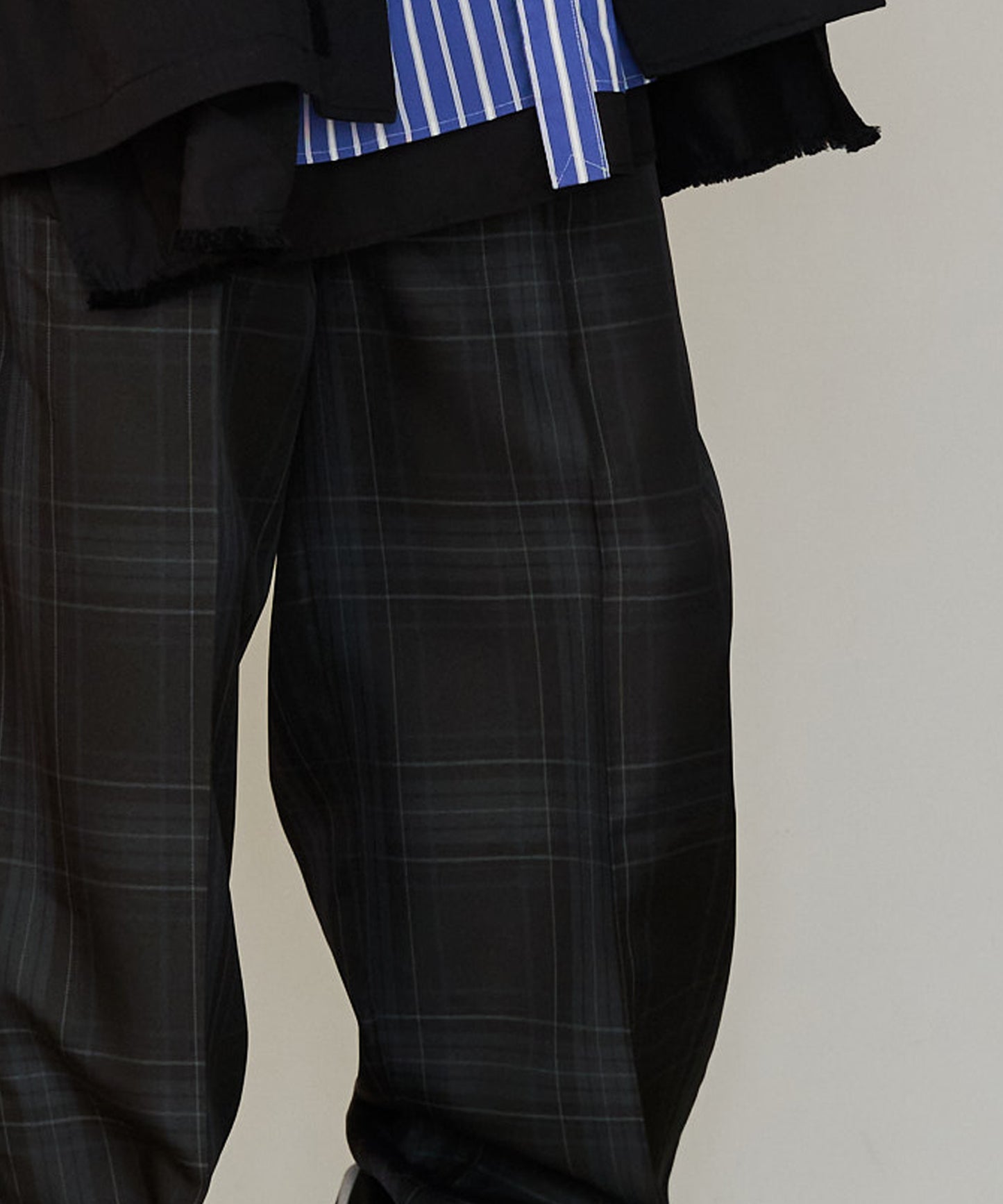 【予約商品】CHECK WIDE SLACKS