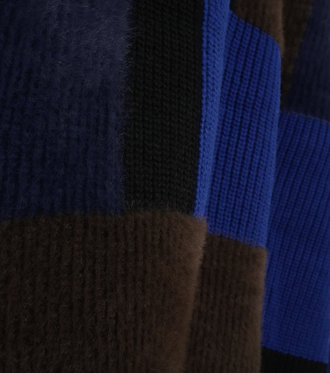 【25AW先行予約】MIXYARN PATCHWORK KNIT