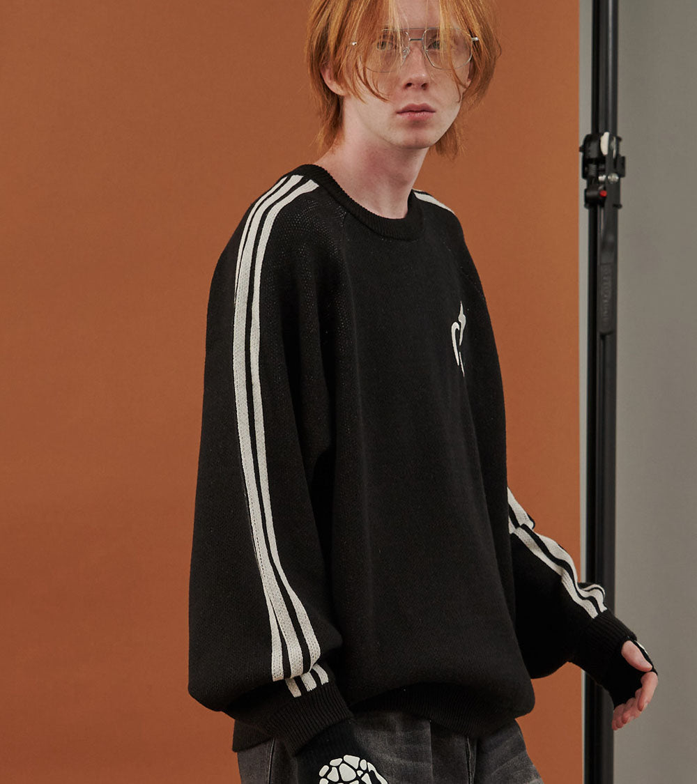 【24AW PRE-ORDER】LINE KNIT PULLOVER