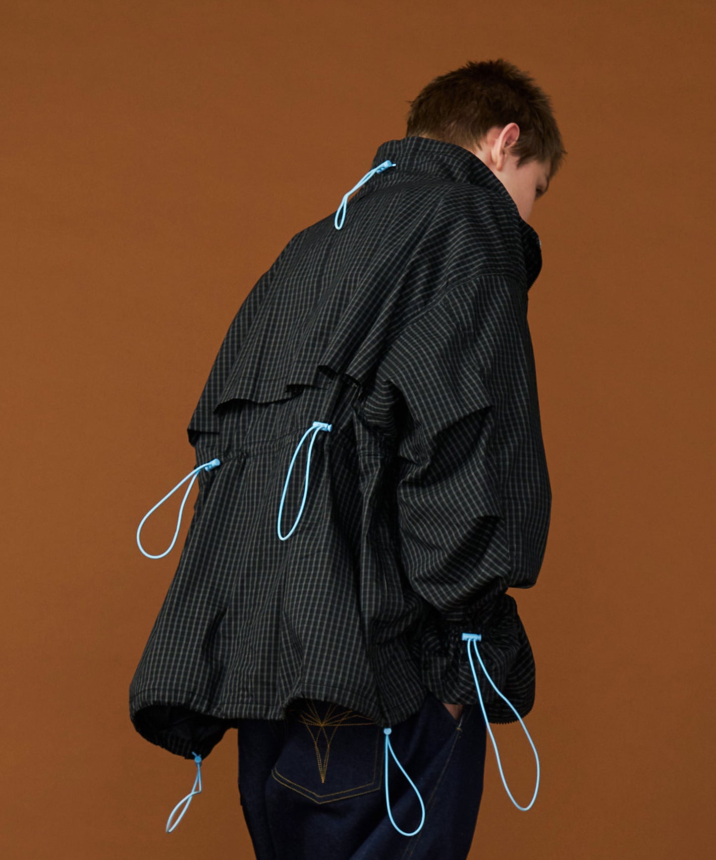 【予約商品】CORD DESIGN CHECK BLOUSON