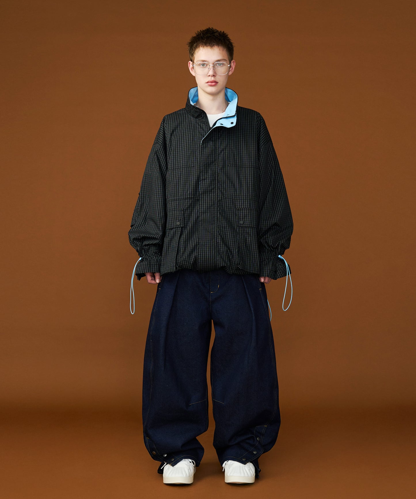 【予約商品】CORD DESIGN CHECK BLOUSON