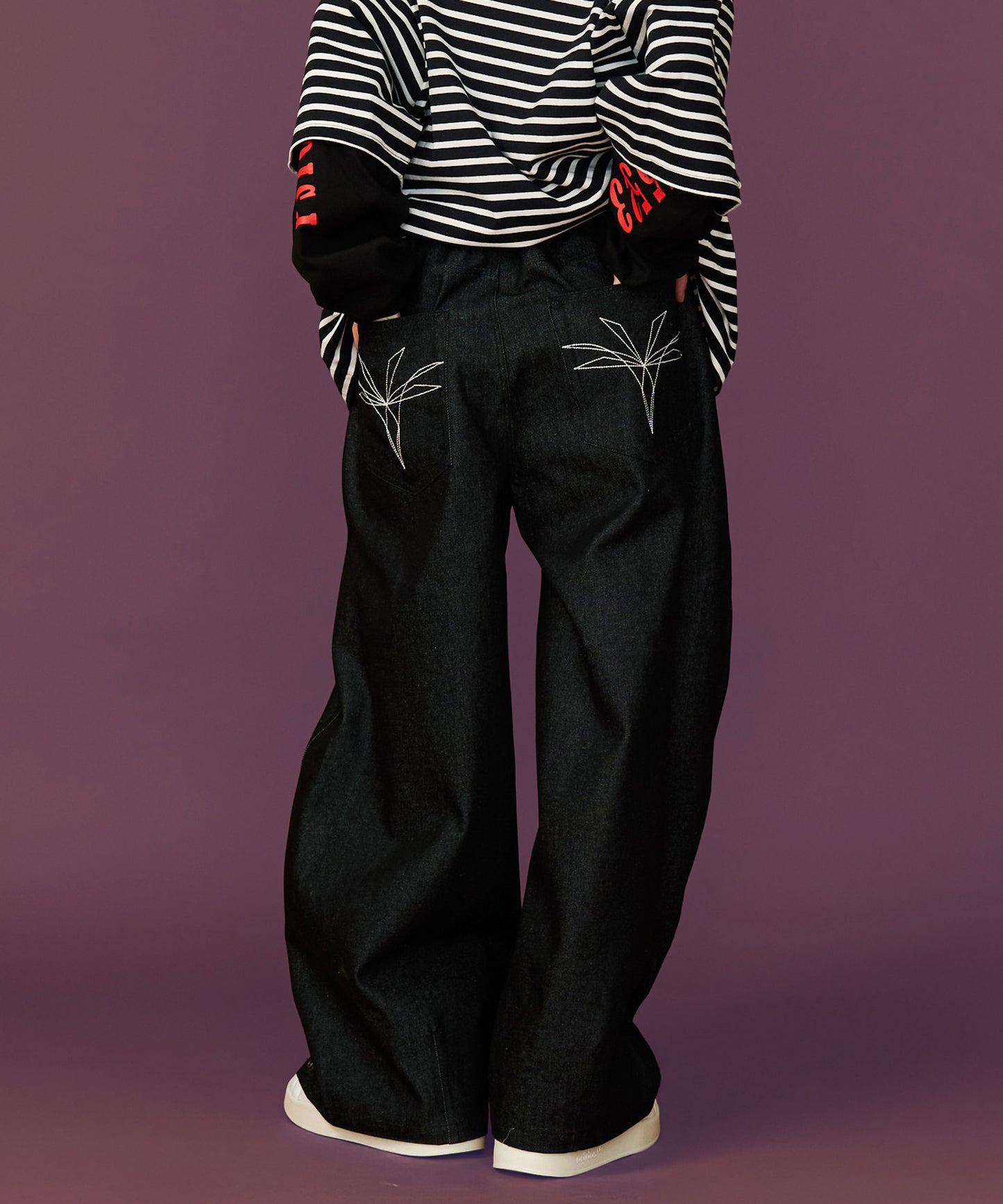 【予約商品】DENIM CURVE PANTS