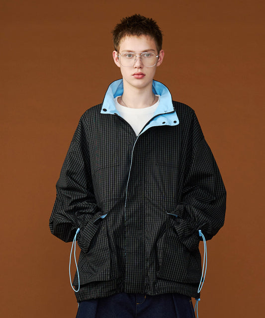 【予約商品】CORD DESIGN CHECK BLOUSON