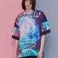 【SALE】ELECTRIC PRINT OVER TEE（50%OFF）