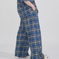 【SALE】2-ZIP DAMAGE  CHECK  PANTS