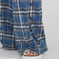 【SALE】2-ZIP DAMAGE  CHECK  PANTS