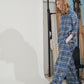 【SALE】2-ZIP DAMAGE  CHECK  PANTS