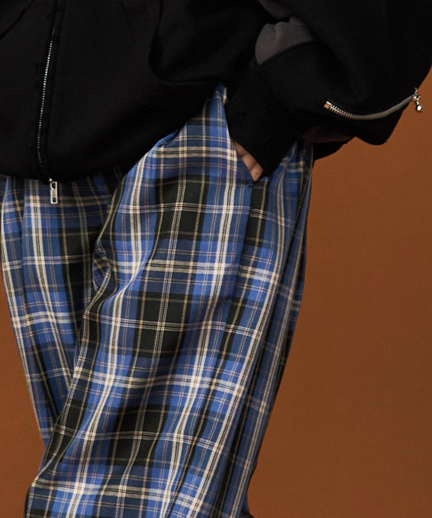 【予約商品】CHECK WIDE SLACKS