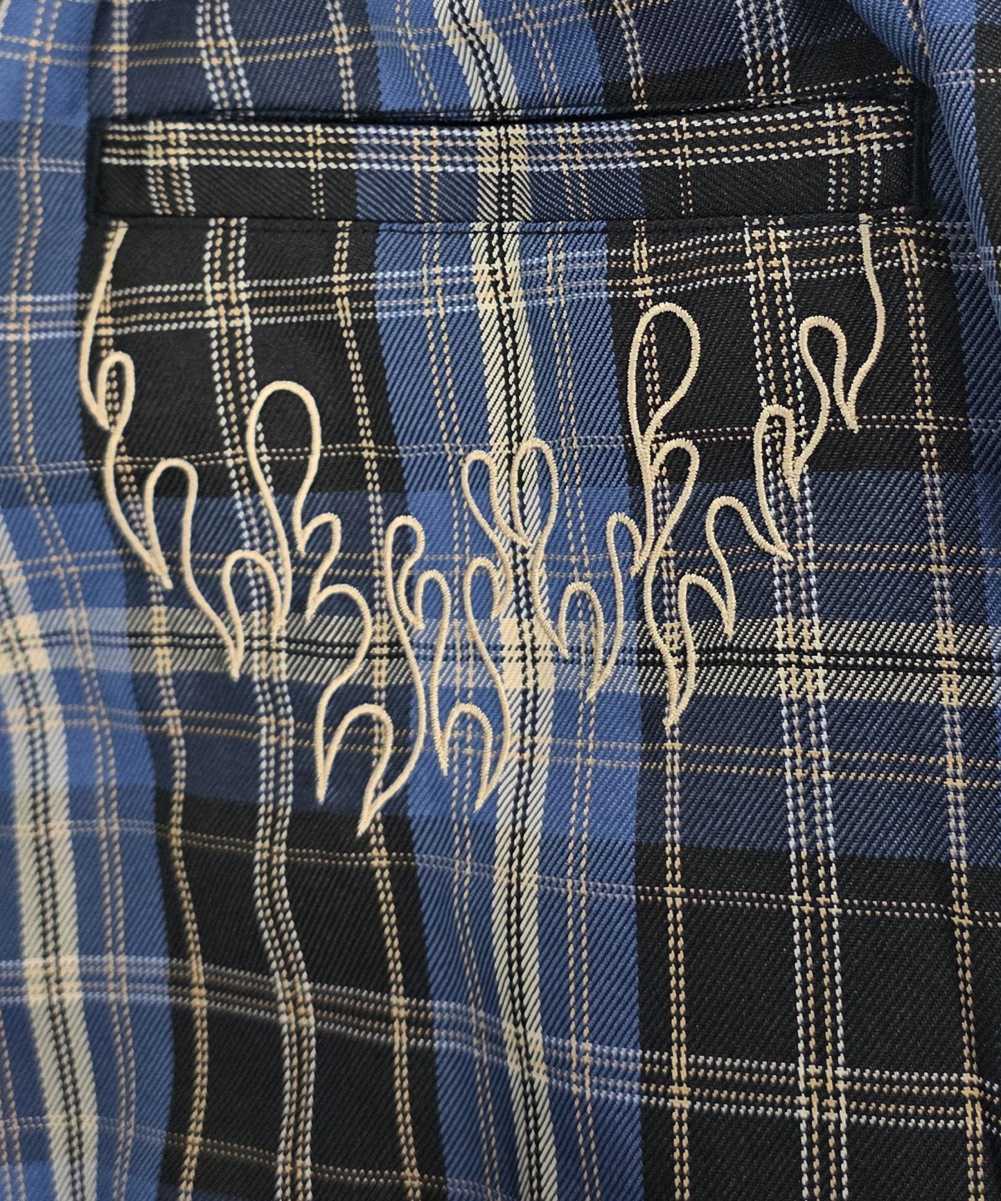 【予約商品】CHECK WIDE SLACKS