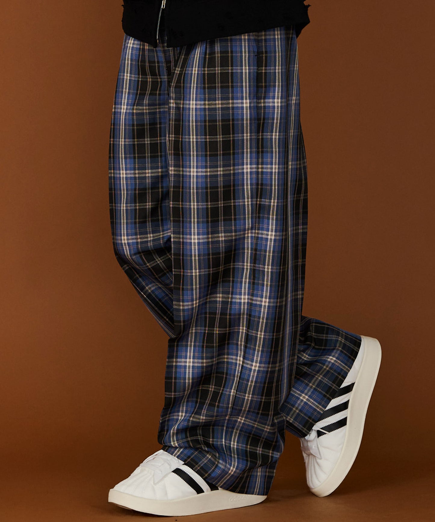 【予約商品】CHECK WIDE SLACKS