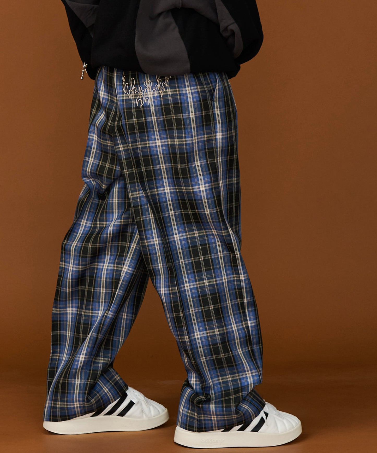 【予約商品】CHECK WIDE SLACKS