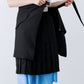 LAYERED PLEATS WRAP SKIRT
