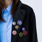 LAYERED TAILORED JACKET with BADGE