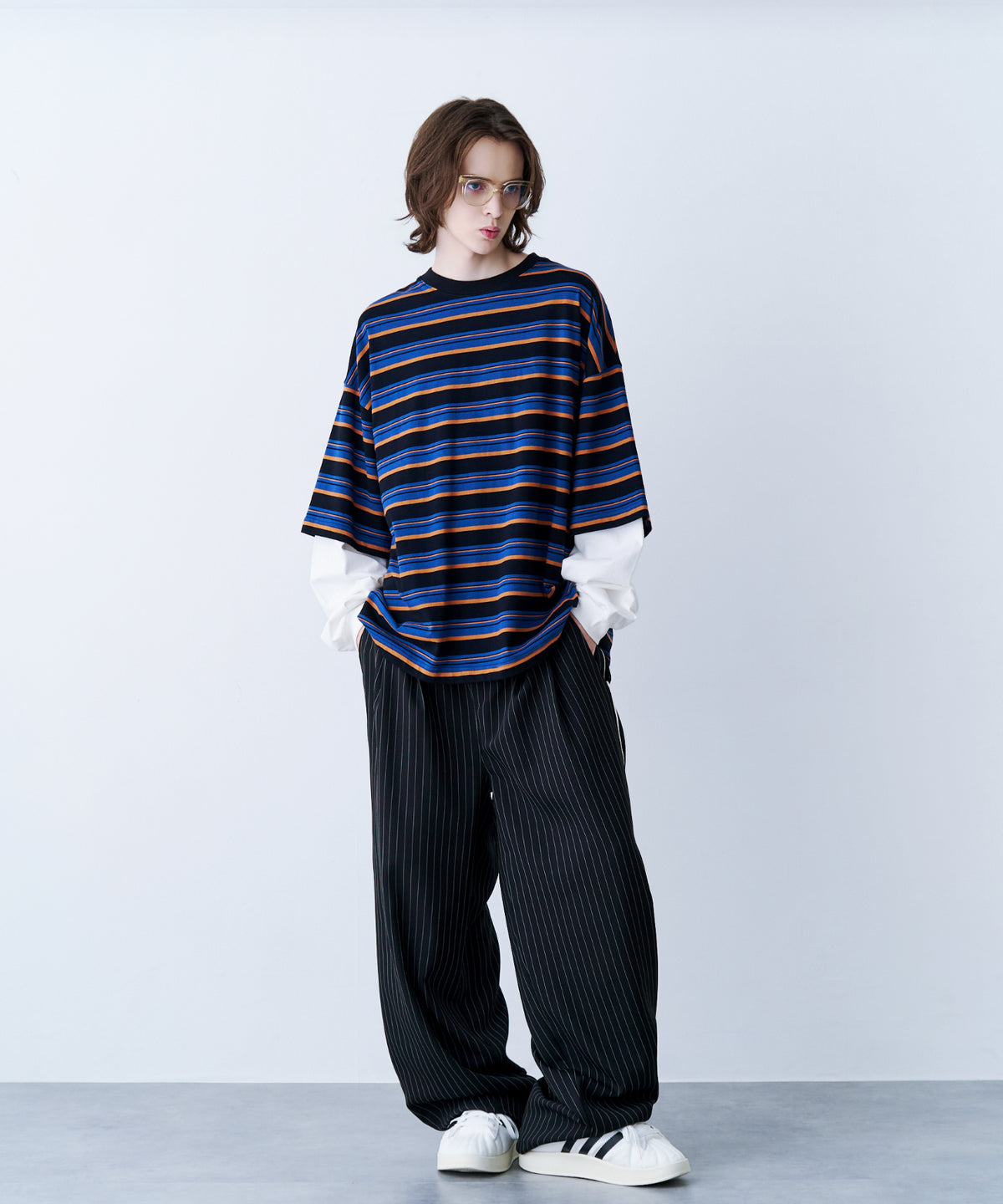 STRIPE MARKED PANTS