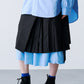 LAYERED PLEATS WRAP SKIRT