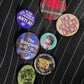 STRIPE MARKED BLOUSON with BADGE