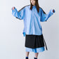 LAYERED PLEATS WRAP SKIRT