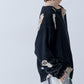 GRUNGE DAMAGE PRINT KNIT