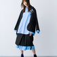 LAYERED PLEATS WRAP SKIRT