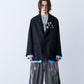 LAYERED TAILORED JACKET with BADGE