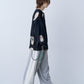 GRUNGE DAMAGE PRINT KNIT