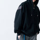 DAMAGE DESIGN ZIP HOODIE