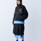 STRIPE MARKED BLOUSON with BADGE