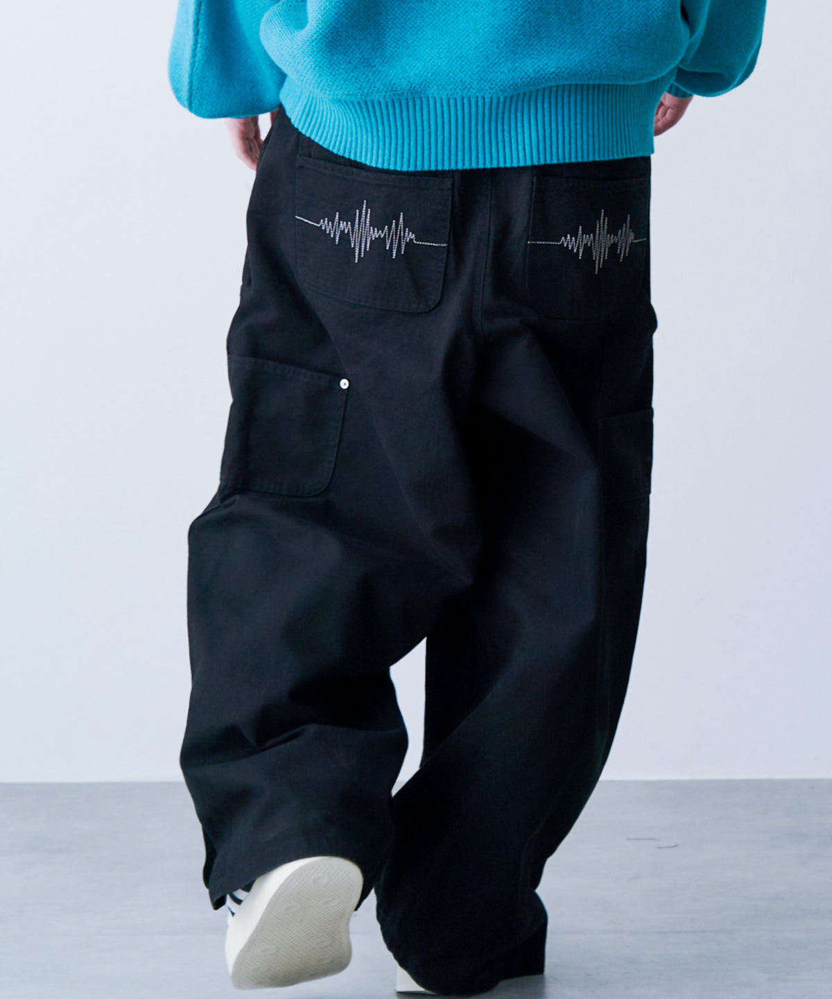 DOUBLE KNEE CURVE PANTS