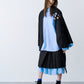 LAYERED PLEATS WRAP SKIRT