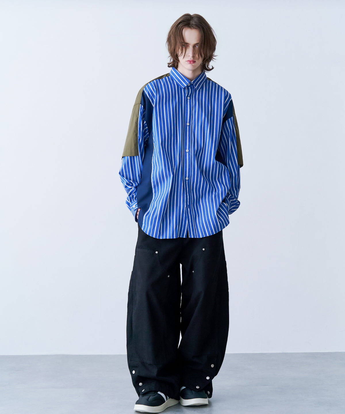 DOUBLE KNEE CURVE PANTS