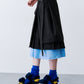 LAYERED PLEATS WRAP SKIRT
