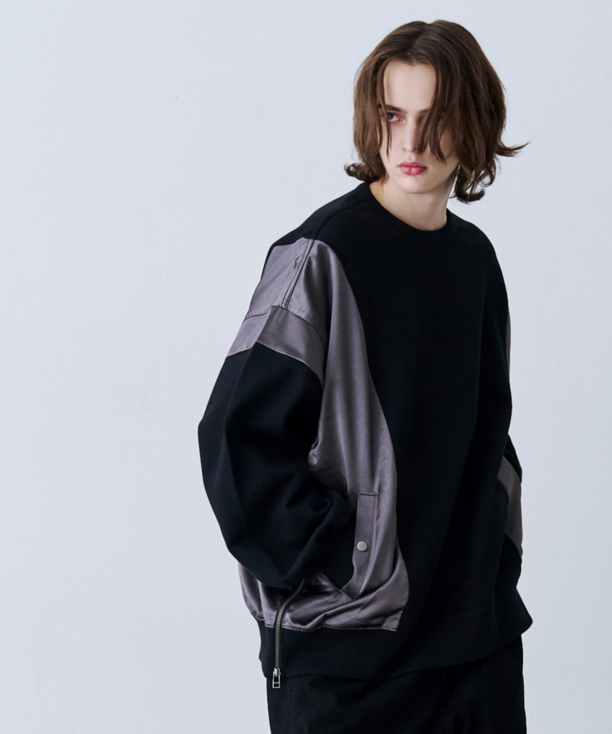 SATIN MIX MA-1 SWEAT