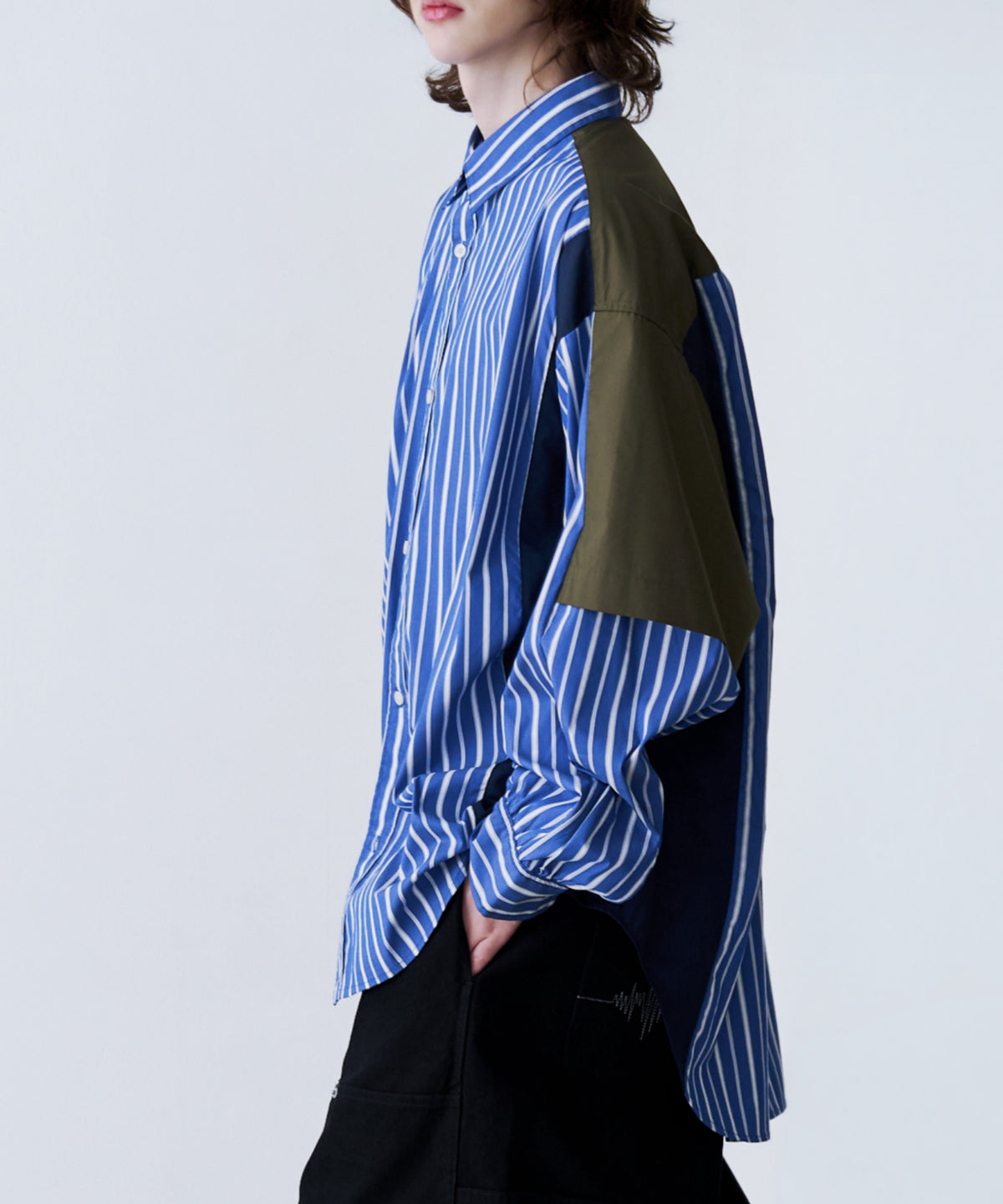FAKE BLOCKING SHIRT