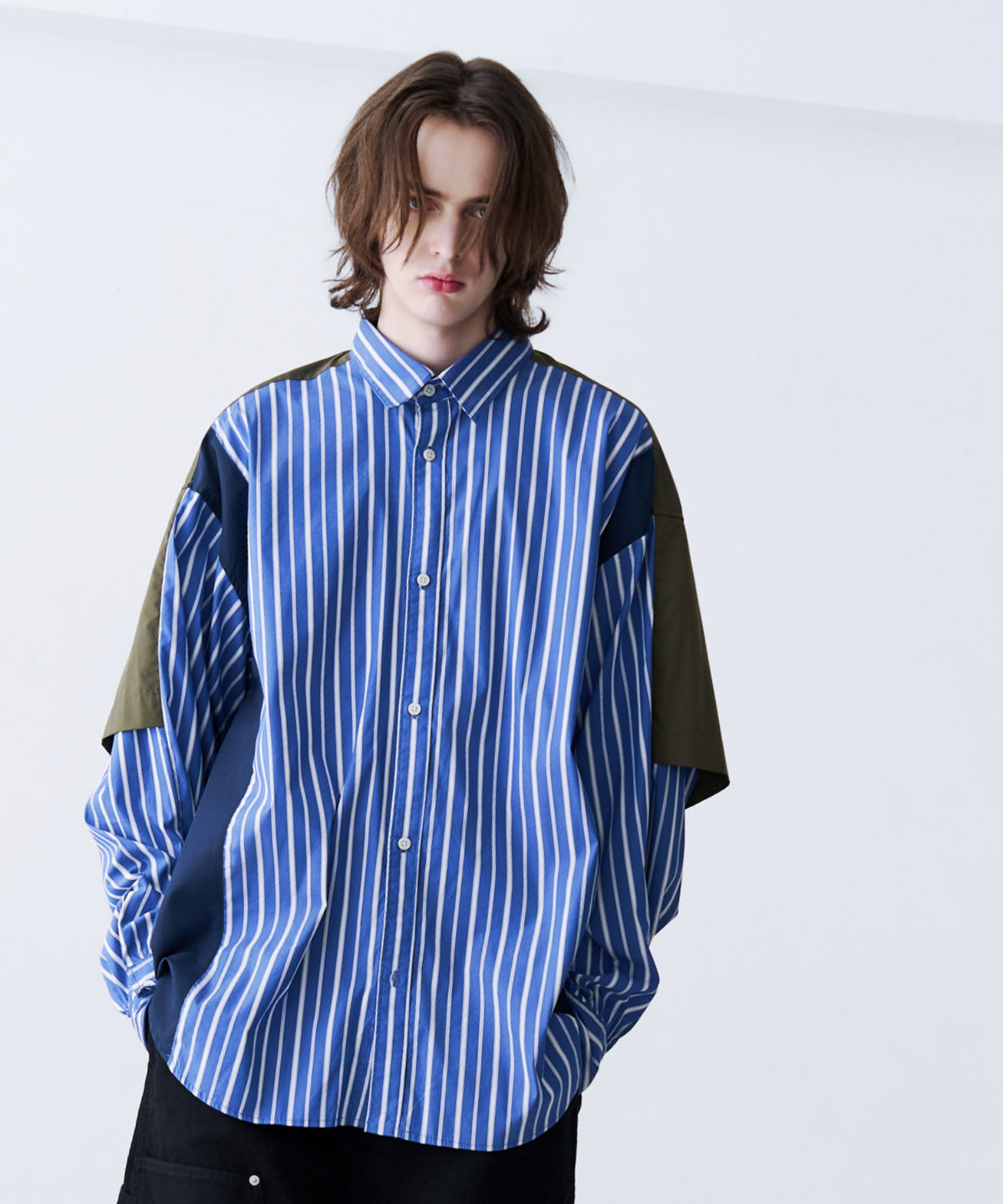FAKE BLOCKING SHIRT