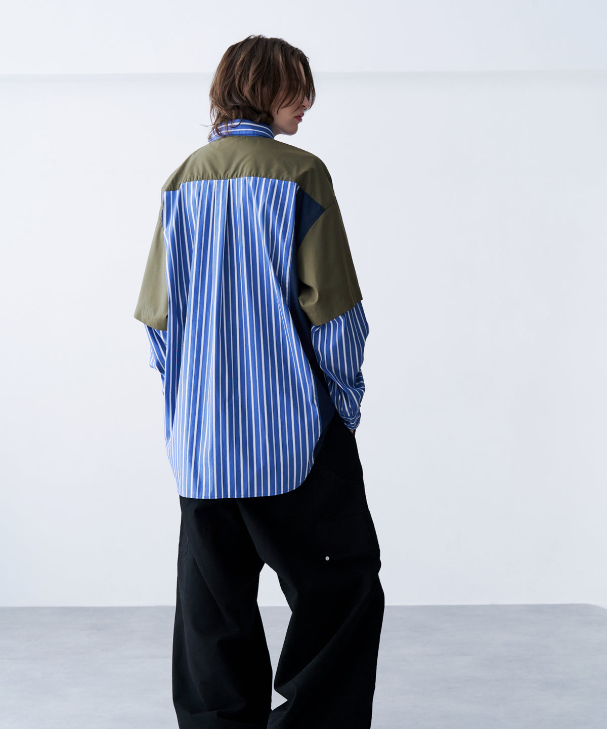 FAKE BLOCKING SHIRT