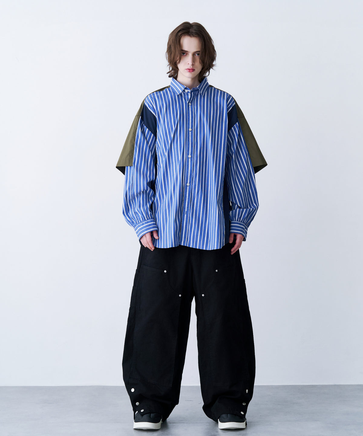 FAKE BLOCKING SHIRT