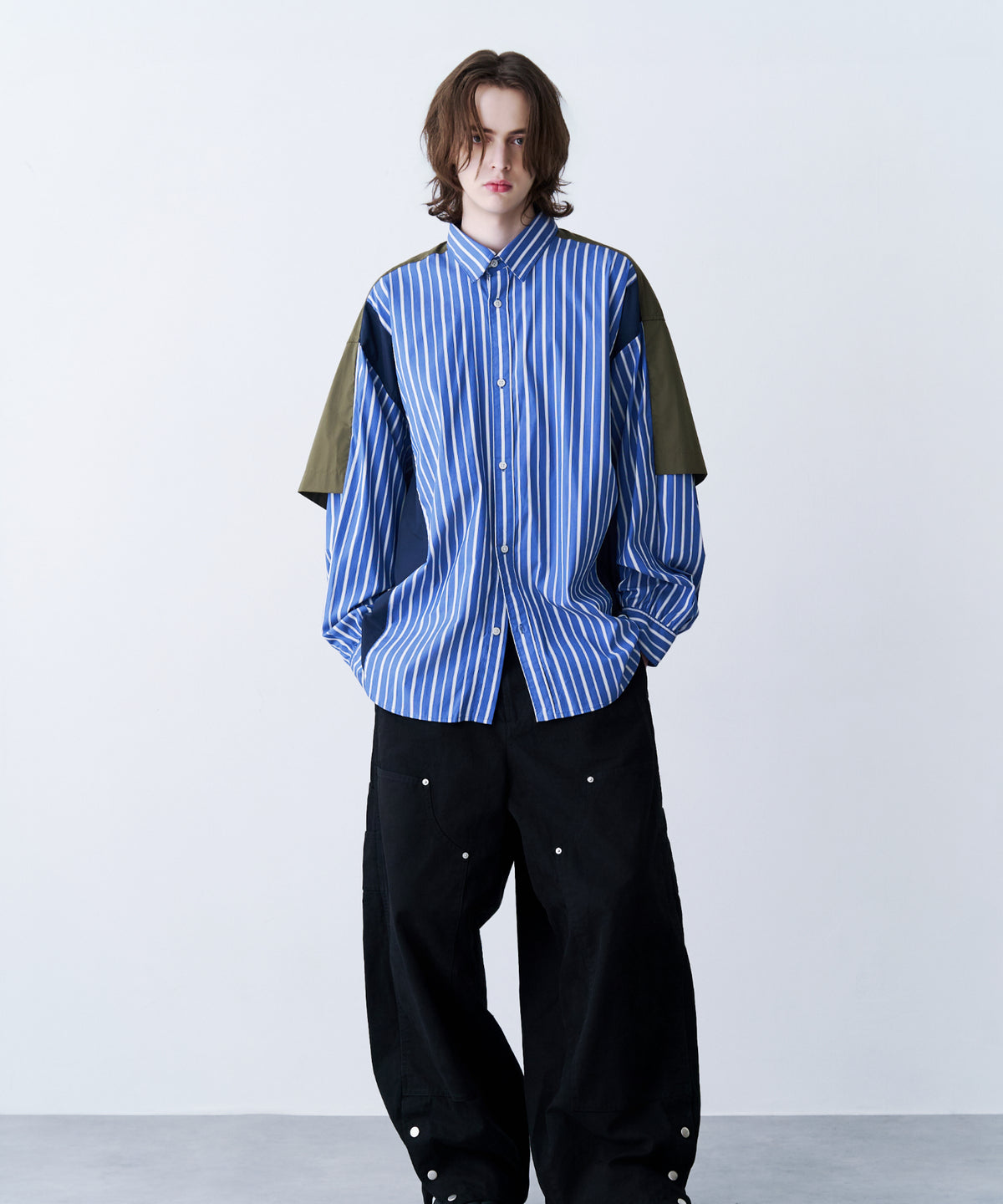 FAKE BLOCKING SHIRT