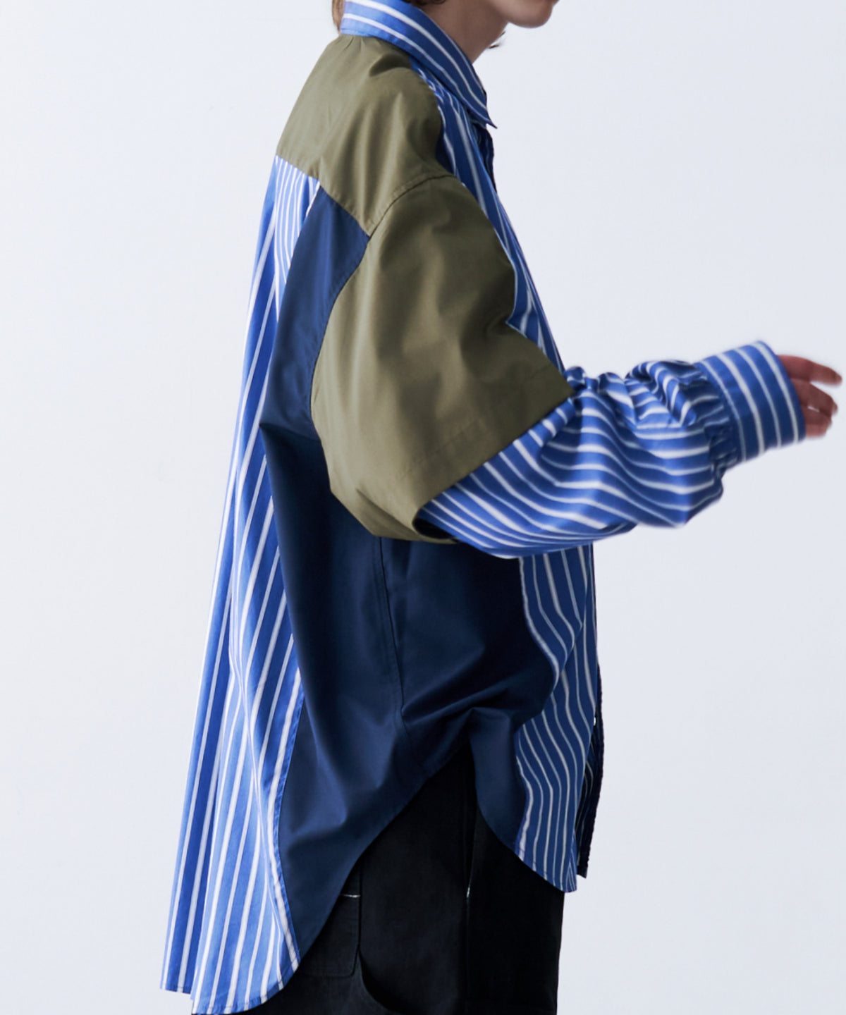 FAKE BLOCKING SHIRT