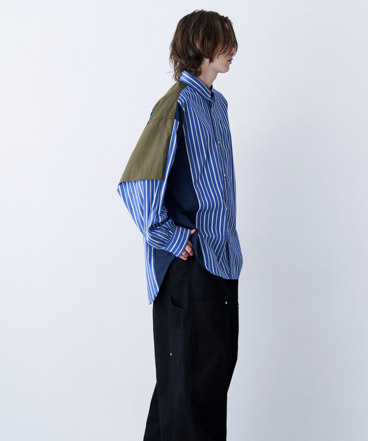 FAKE BLOCKING SHIRT