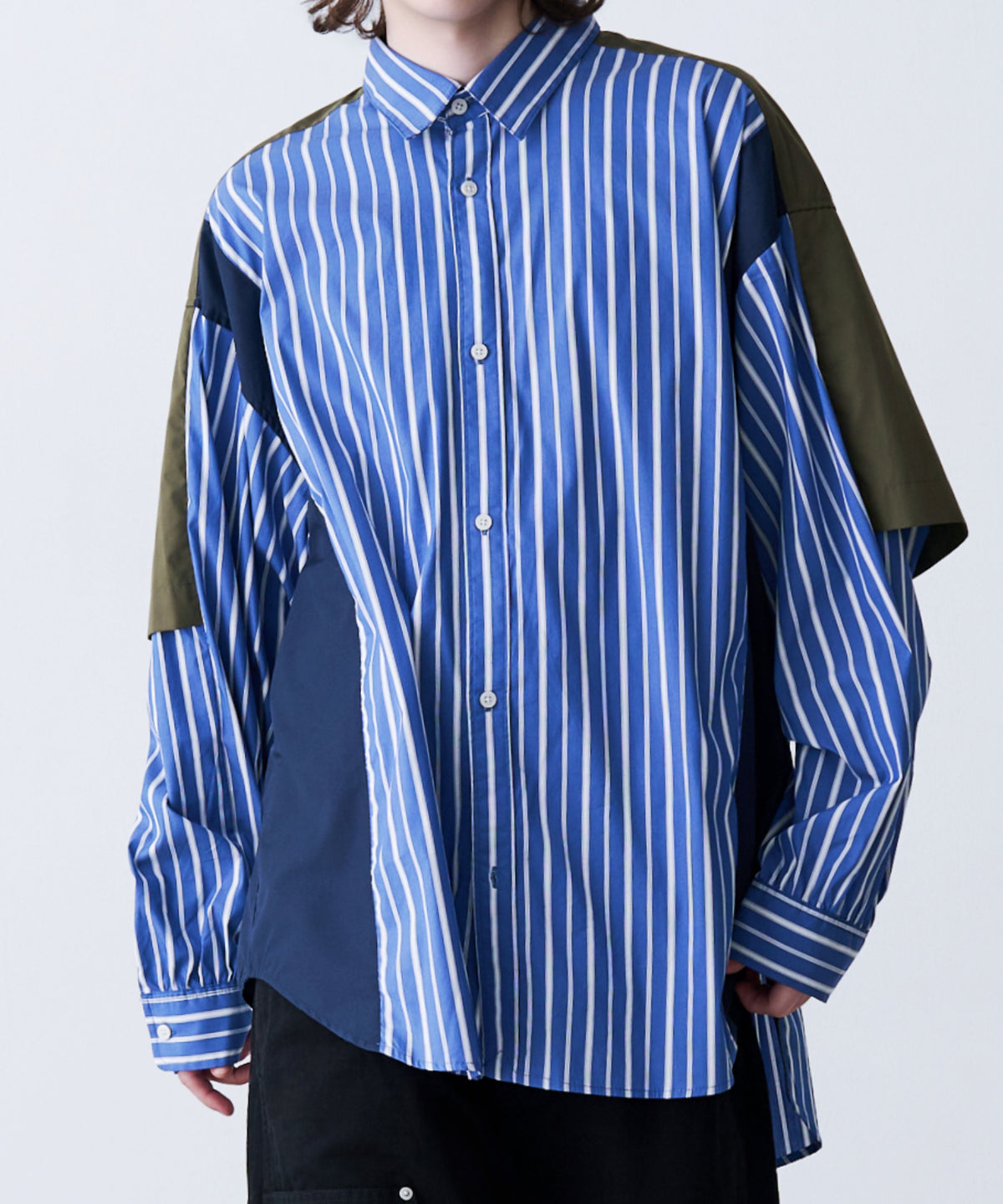 FAKE BLOCKING SHIRT