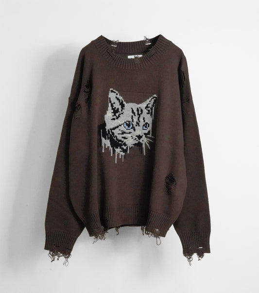 【25AW先行予約】CAT GRAFFITY KNIT