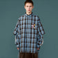 【予約商品】CHECK LINE OVER SHIRTS  with BADGE