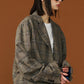 【予約商品】GRUNGE CHECK TAILORED JACKET  with BADGE