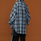 【予約商品】CHECK LINE OVER SHIRTS  with BADGE
