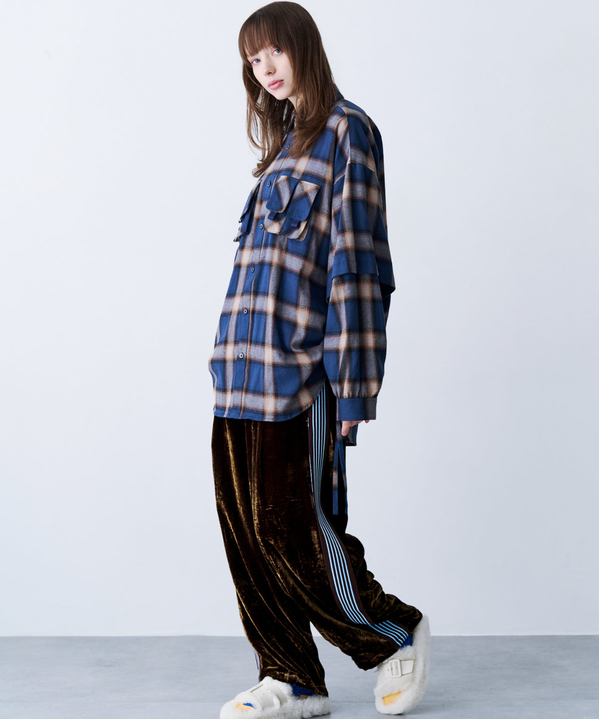 VELVET LINE PANTS