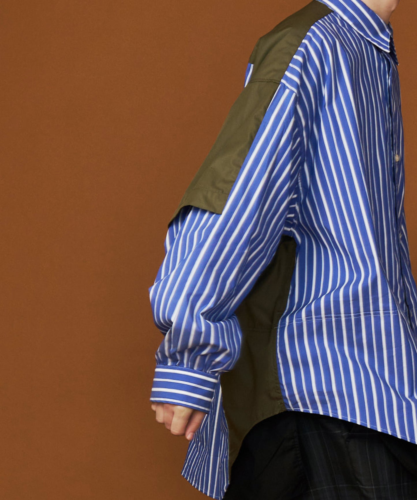 【予約商品】FAKE BLOCKING OVER SHIRTS