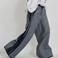 REVERSE DENIM WIDE PANTS