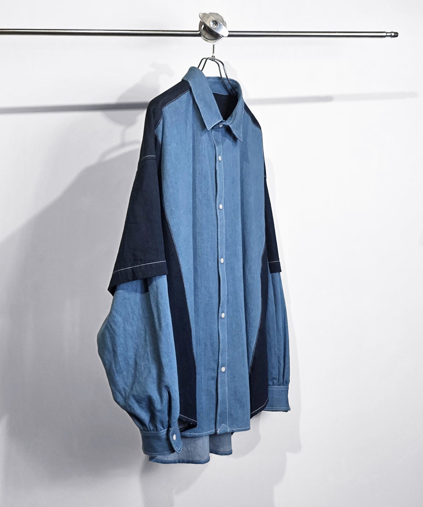 【予約商品】FAKE BLOCKING SHIRT