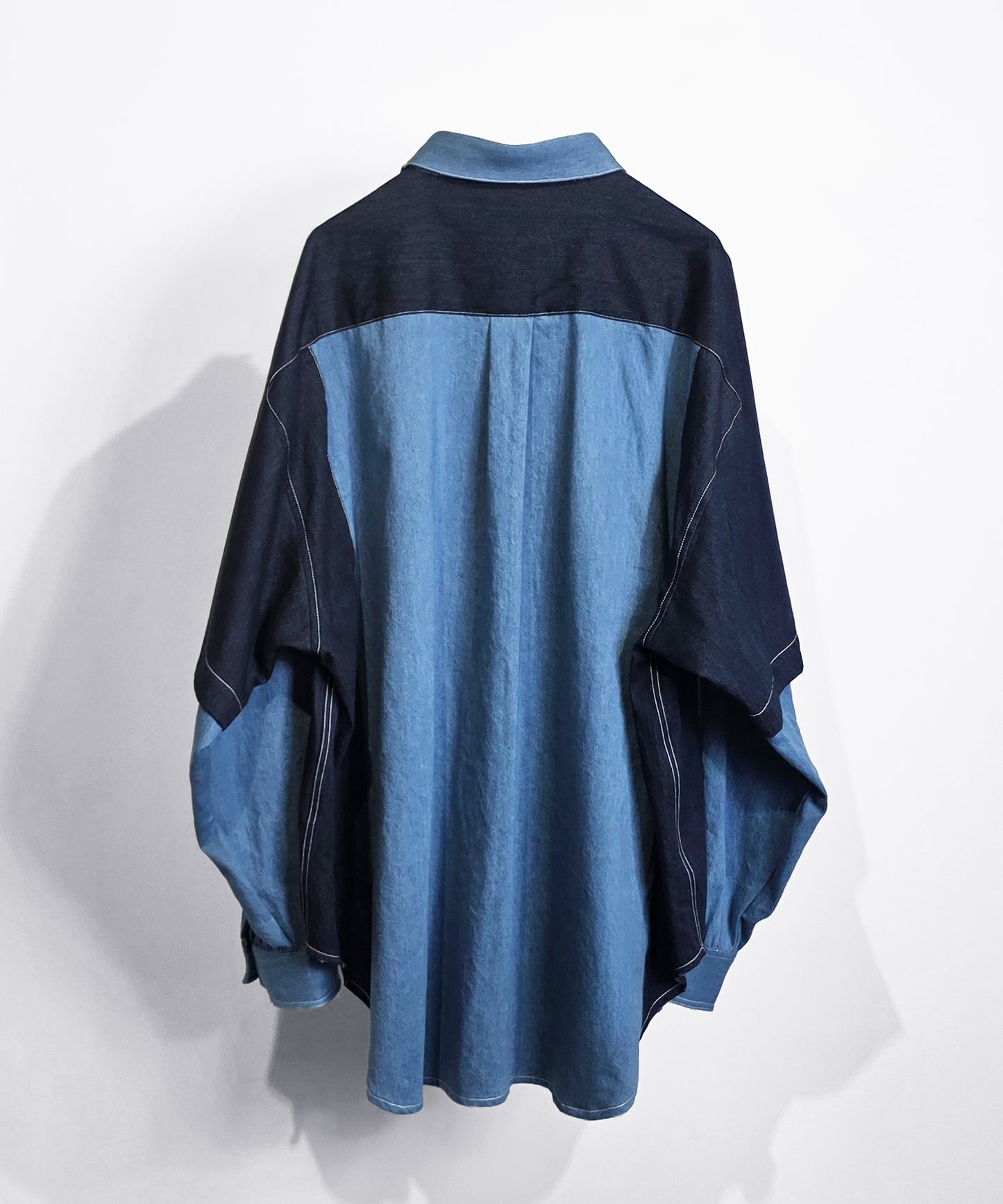 【予約商品】FAKE BLOCKING SHIRT